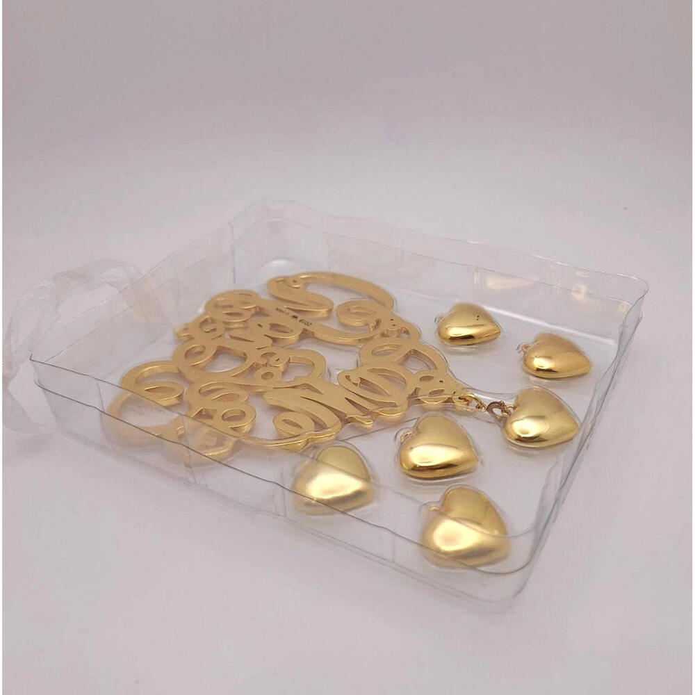 Hallmark Keepsake Our Anniversary You & Me Ornament 2019 Metal 7pc Charms Xmas - Picture 5 of 9